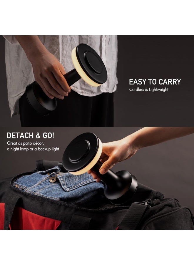 NIBEMINENT Portable LED Table Lamp with Touch Sensor, 3-Levels Brightness, Rechargeable Battery Up to 48 Hours Usage, Night Light for Kids Nursery, Nightstand Lamp, Bedside Lamp - Image 3